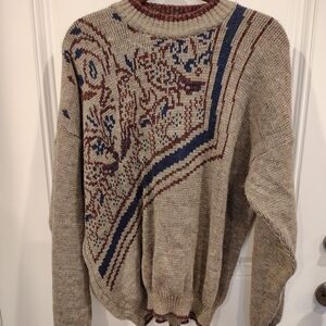 Men's Italian Patterned Sweater